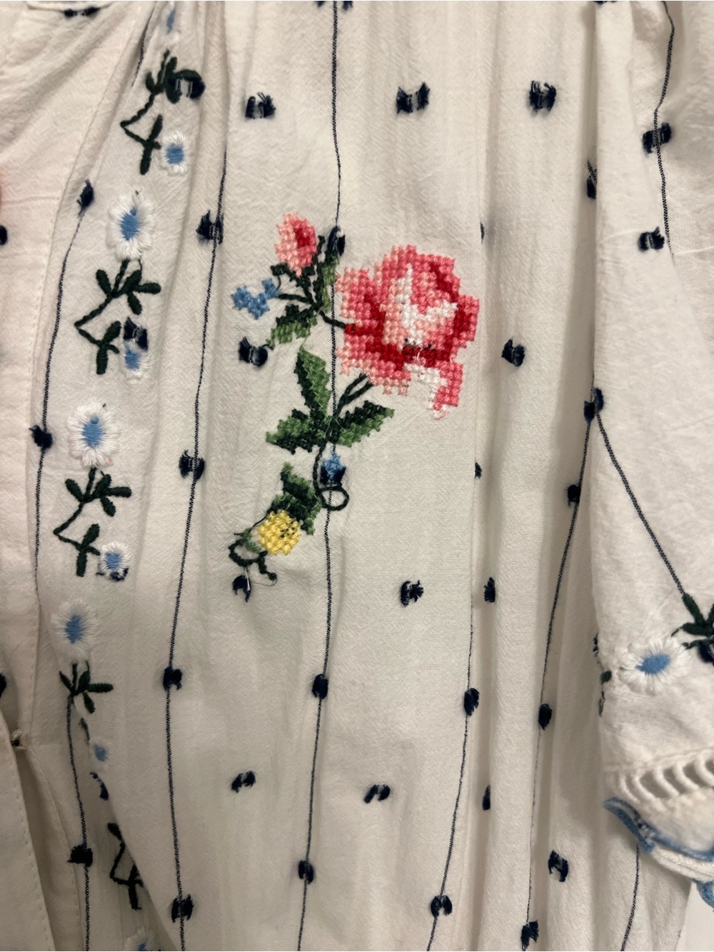 Anthropologie The Somerset Embroidered Dobby Maxi Dress - Picture 8 of 11